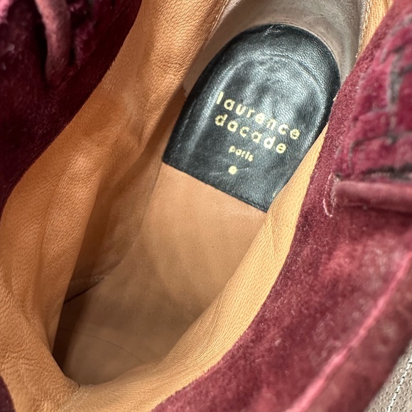 Laurence Dacade
Nikki Woven Velvet 50mm Booties Burgundy Red sz 39 - Picture 11 of 12